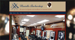 Desktop Screenshot of maniellobarbershop.com
